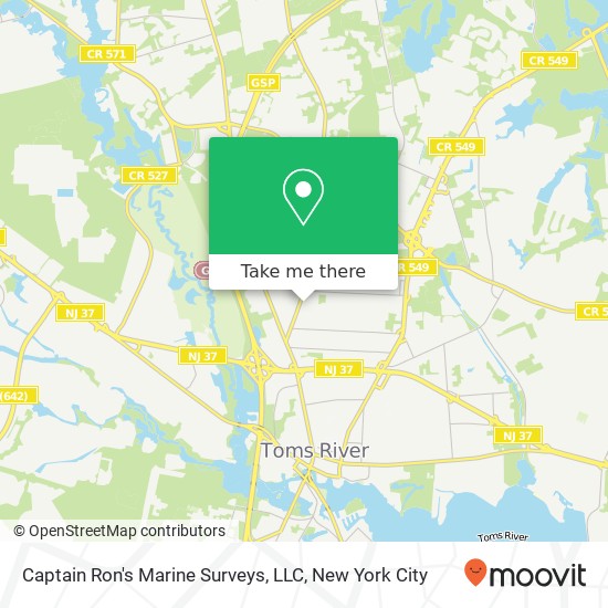 Captain Ron's Marine Surveys, LLC map