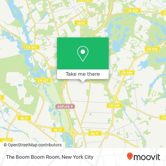 The Boom Boom Room map