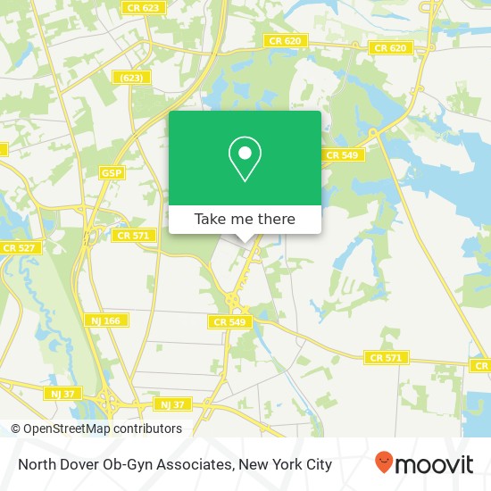 Mapa de North Dover Ob-Gyn Associates