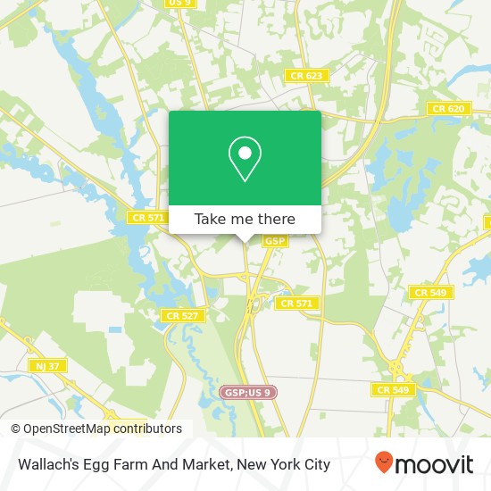 Wallach's Egg Farm And Market map