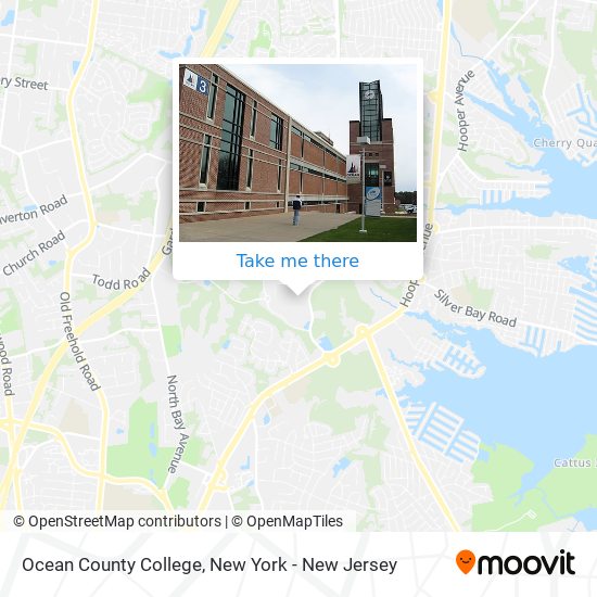 Mapa de Ocean County College
