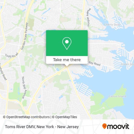 Mapa de Toms River DMV