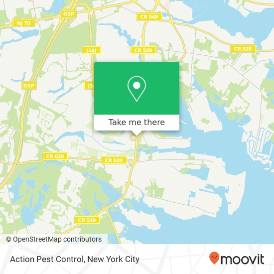 Action Pest Control map