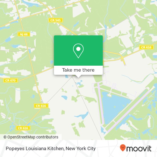 Mapa de Popeyes Louisiana Kitchen