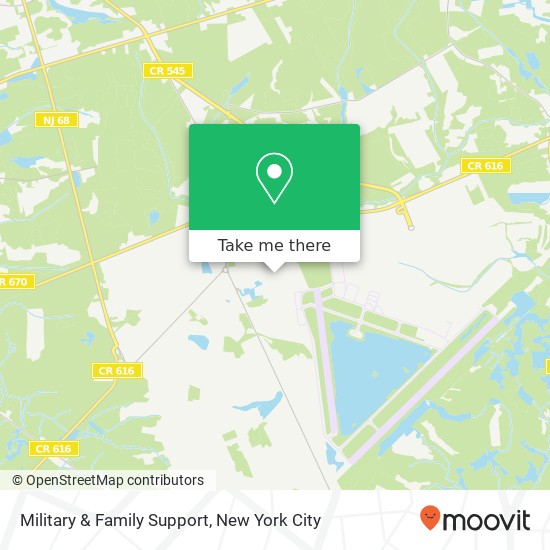 Mapa de Military & Family Support