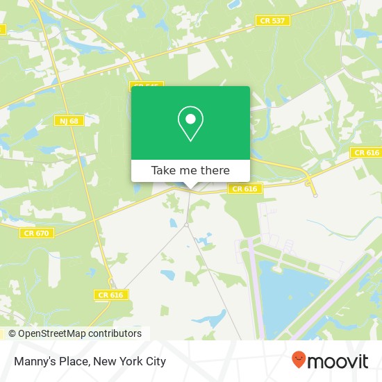 Manny's Place map