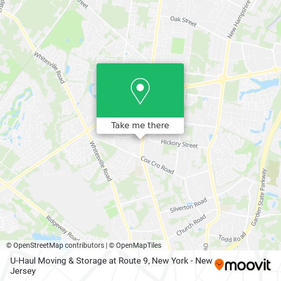 U-Haul Moving & Storage at Route 9 map