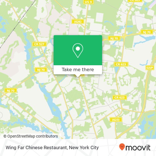 Wing Far Chinese Restaurant map