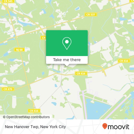 Mapa de New Hanover Twp