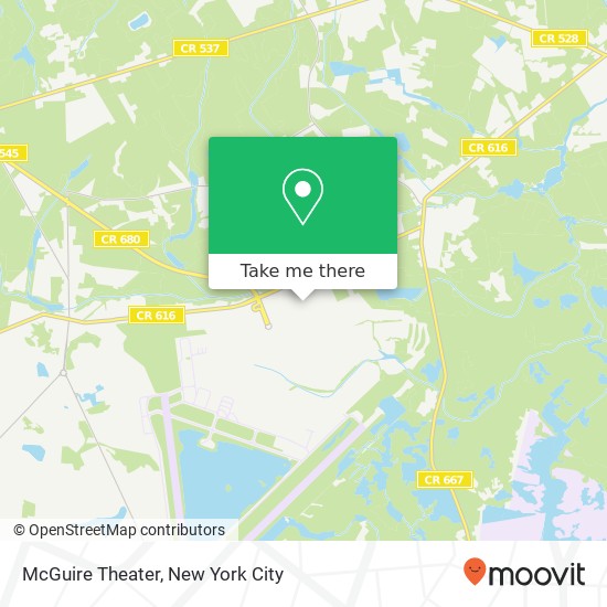 Mapa de McGuire Theater