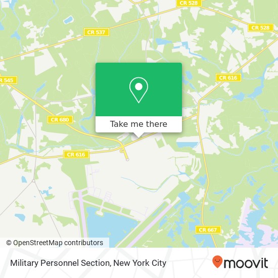 Military Personnel Section map