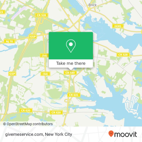 Mapa de givemeservice.com