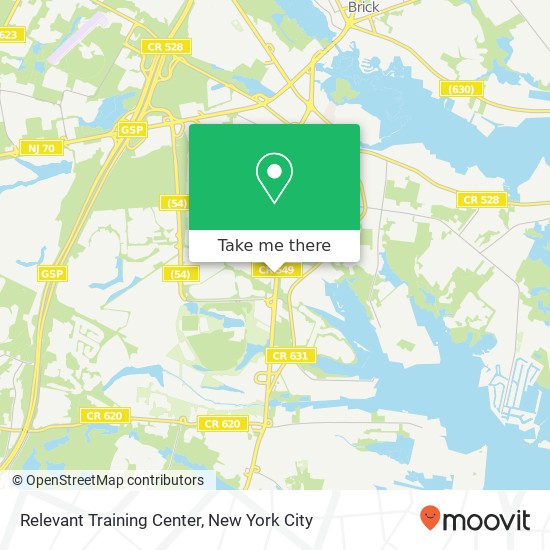Relevant Training Center map