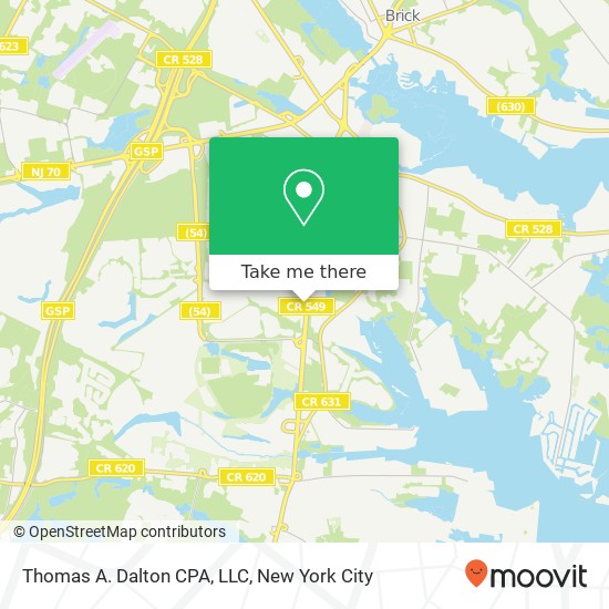 Mapa de Thomas A. Dalton CPA, LLC