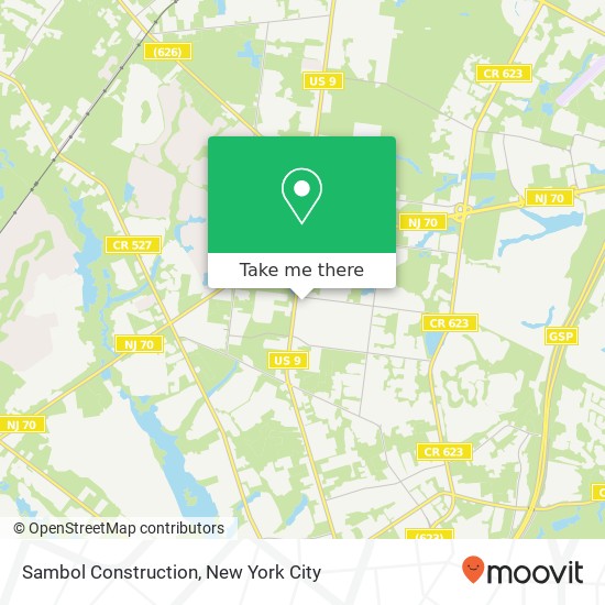 Sambol Construction map