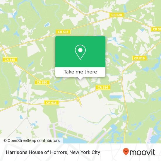 Harrisons House of Horrors map