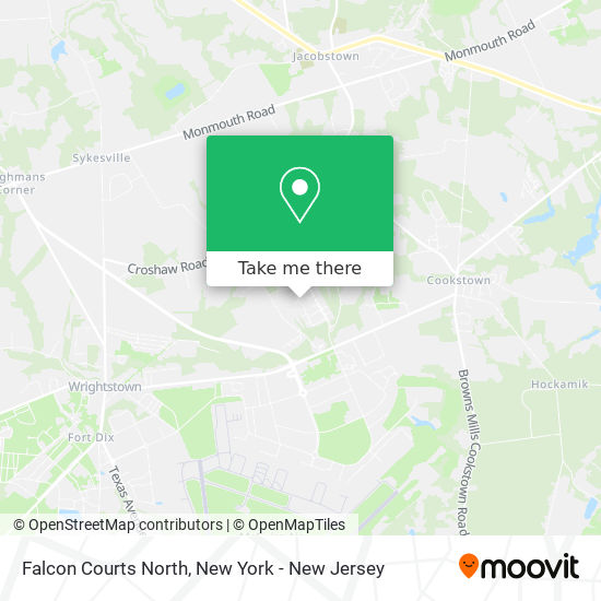 Mapa de Falcon Courts North