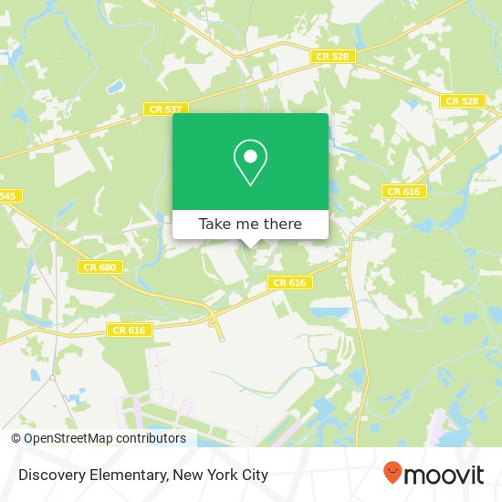 Mapa de Discovery Elementary