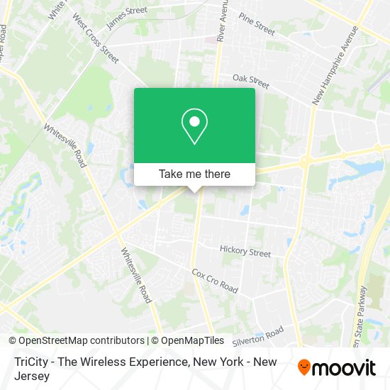TriCity - The Wireless Experience map