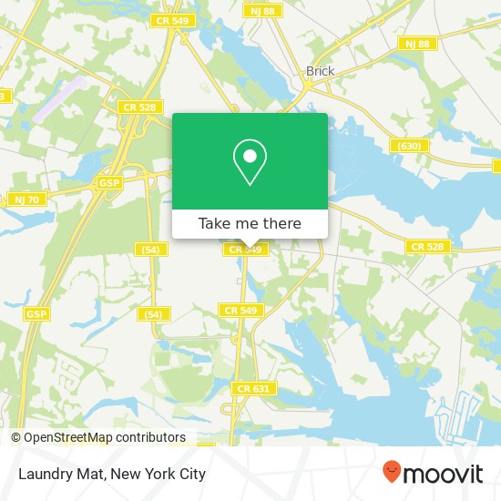 Mapa de Laundry Mat