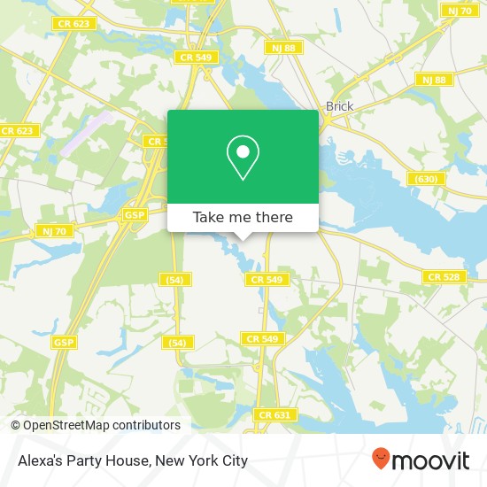 Mapa de Alexa's Party House