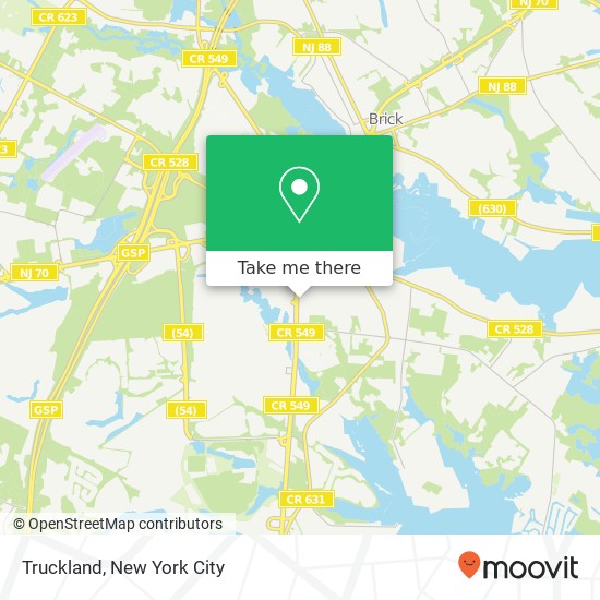 Truckland map