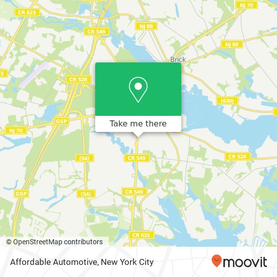 Affordable Automotive map