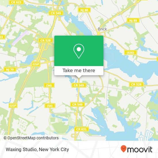 Mapa de Waxing Studio
