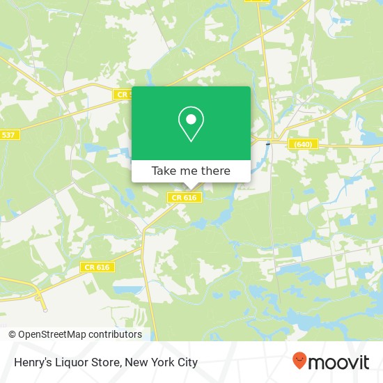 Mapa de Henry's Liquor Store