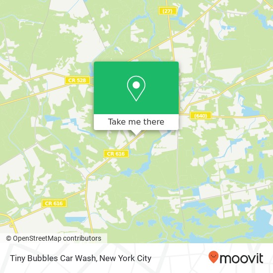 Mapa de Tiny Bubbles Car Wash