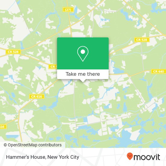 Hammer's House map