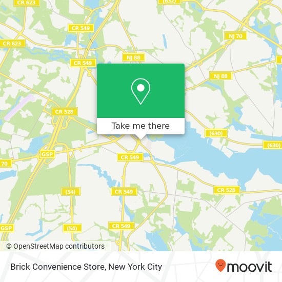 Brick Convenience Store map