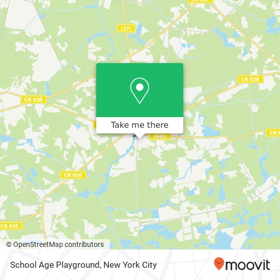 School Age Playground map