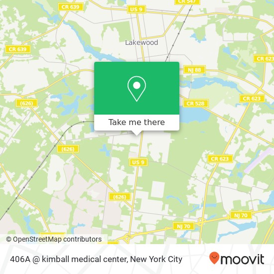 Mapa de 406A @ kimball medical center