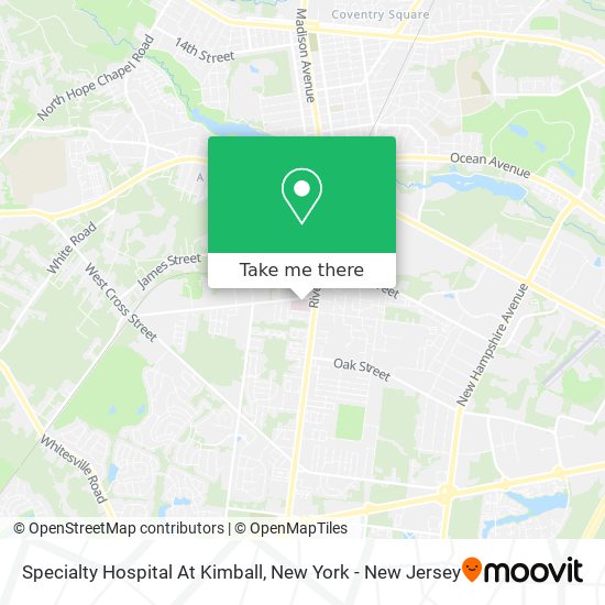 Mapa de Specialty Hospital At Kimball