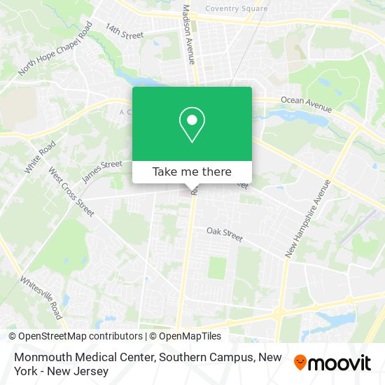 Monmouth Medical Center, Southern Campus map