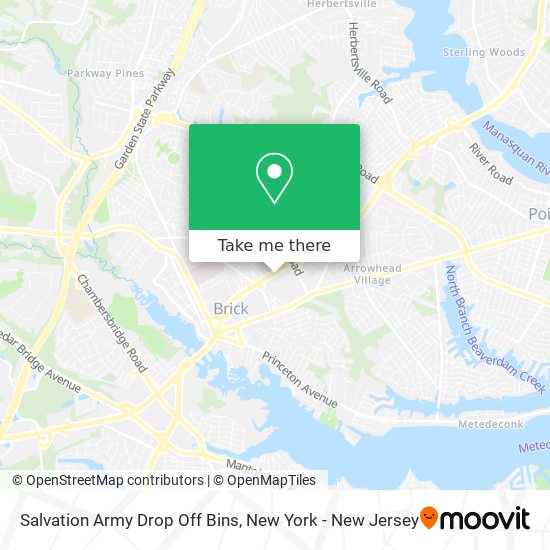 Salvation Army Drop Off Bins map