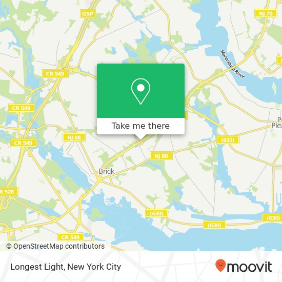 Mapa de Longest Light