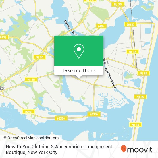 New to You Clothing & Accessories Consignment Boutique map