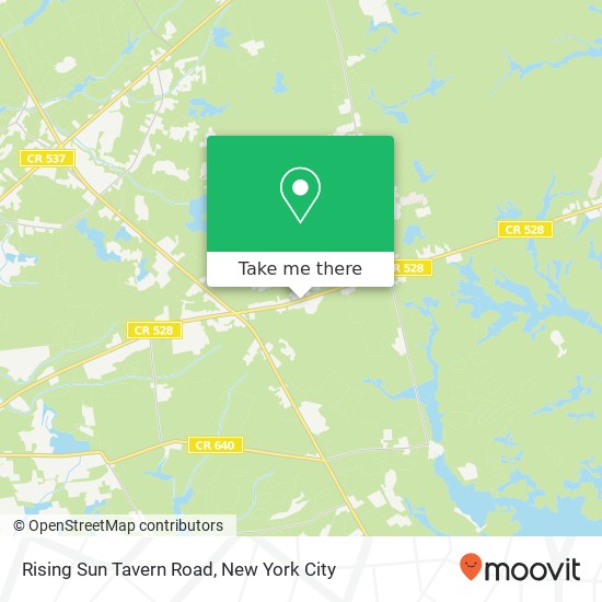 Mapa de Rising Sun Tavern Road