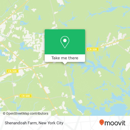 Shenandoah Farm map