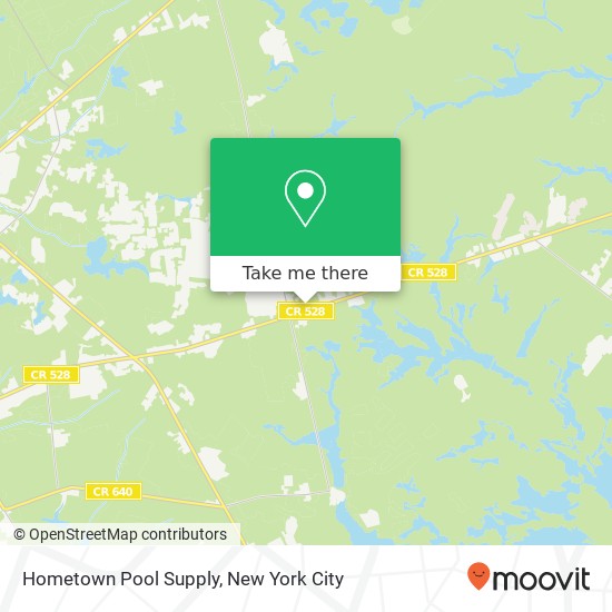 Mapa de Hometown Pool Supply