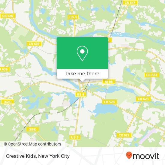 Creative Kids map