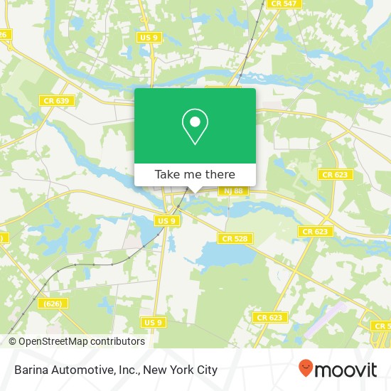 Mapa de Barina Automotive, Inc.