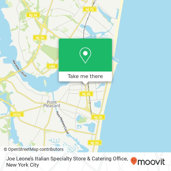 Joe Leone’s Italian Specialty Store & Catering Office map