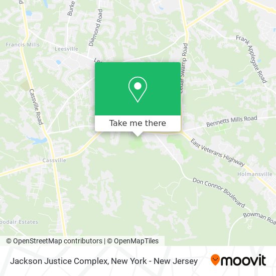 Jackson Justice Complex map