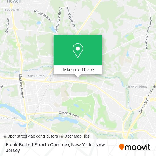 Frank Bartolf Sports Complex map