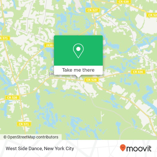 West Side Dance map