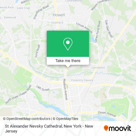 Mapa de St Alexander Nevsky Cathedral