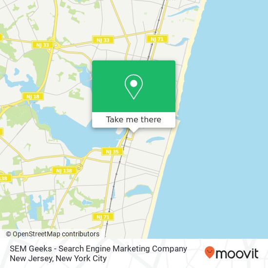 SEM Geeks - Search Engine Marketing Company New Jersey map
